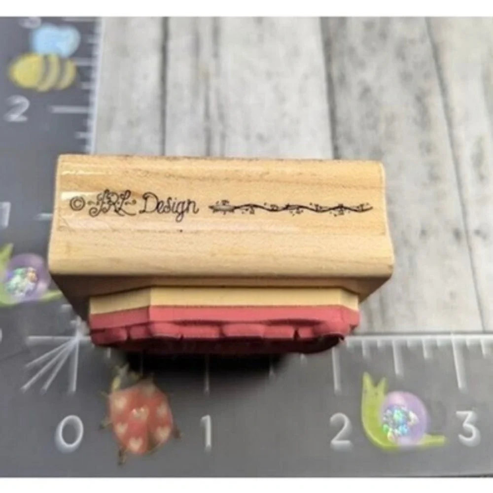 JRL Design Fire Hydrant Rubber Stamp Wood #A99